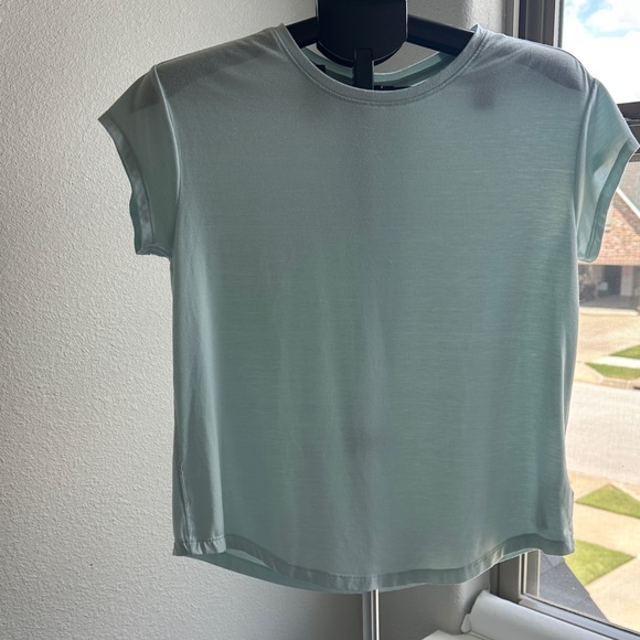 Athleta Girl Mint Green Short Sleeve Tee - Picture 1 of 3